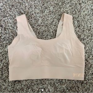 Victoria's Secret PINK seamless nude sports bra / bralette